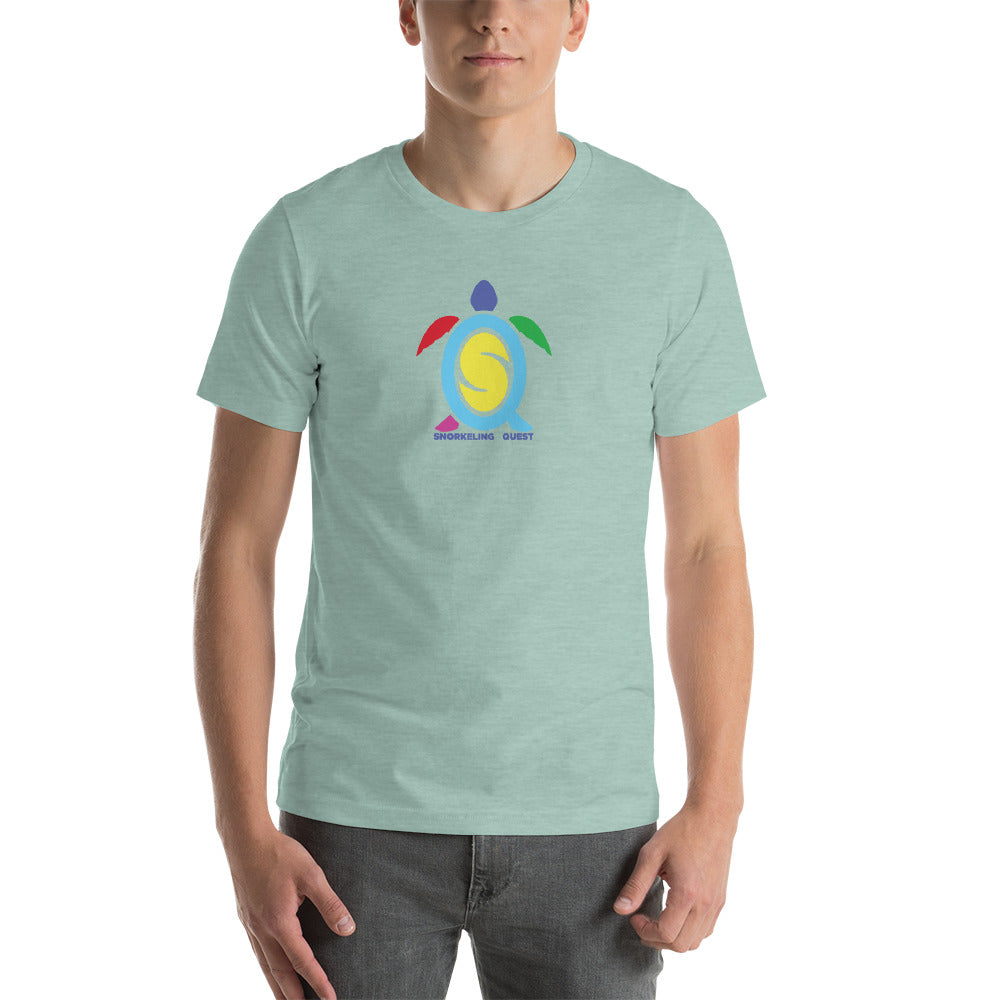 Short-Sleeve Unisex T-Shirt Colorful Logo